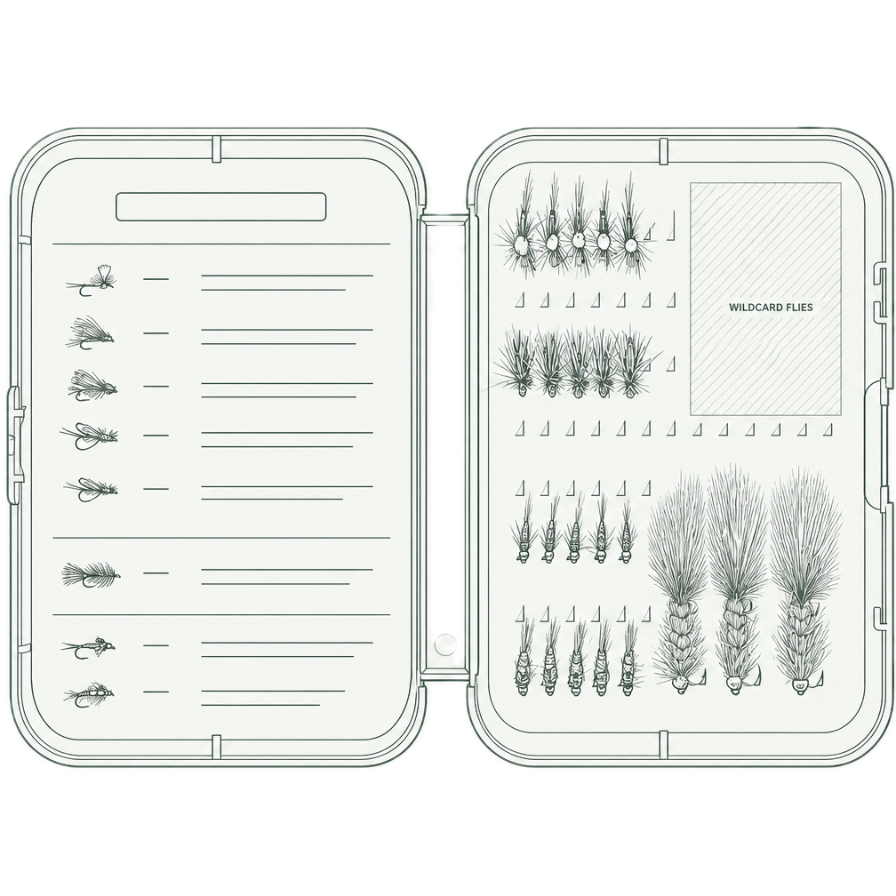 The Everyday Trout Fly Box | Hatch Theory